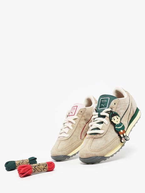 Sneakers Uit Leder Puma Beige men 40364301 ander zicht 1